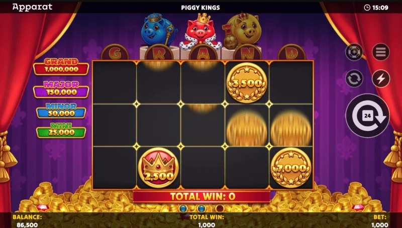 Piggy Kings - ekran Buy Feature i izbor kupovine